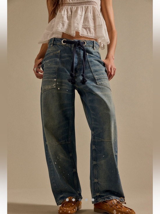 Denim - Free People Moxie Barrel Jeans
